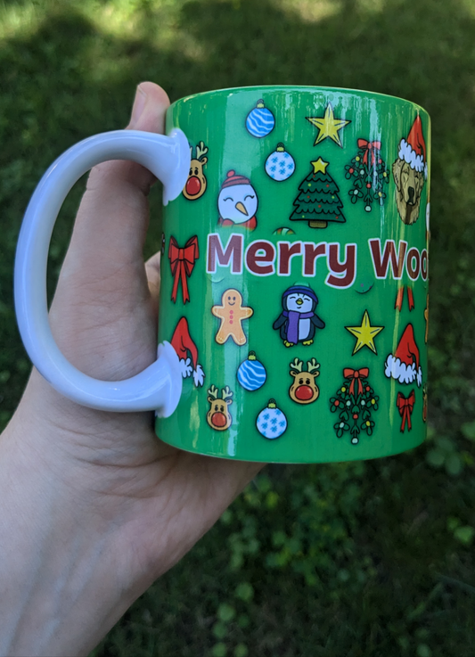 Merry Woofmas Dog Mug