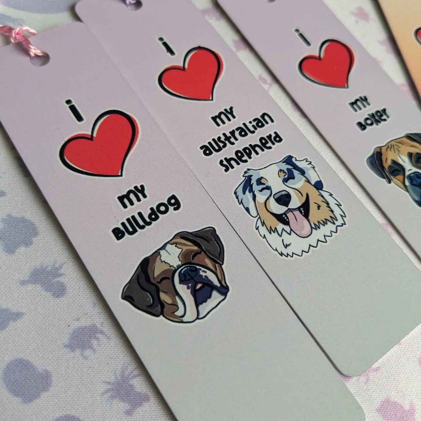 I ❤️ my Australian Shepherd (Blue) Bookmark