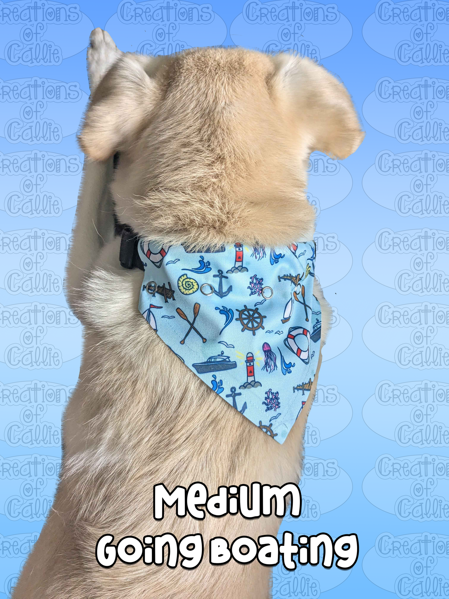 Dog Bandana with snaps