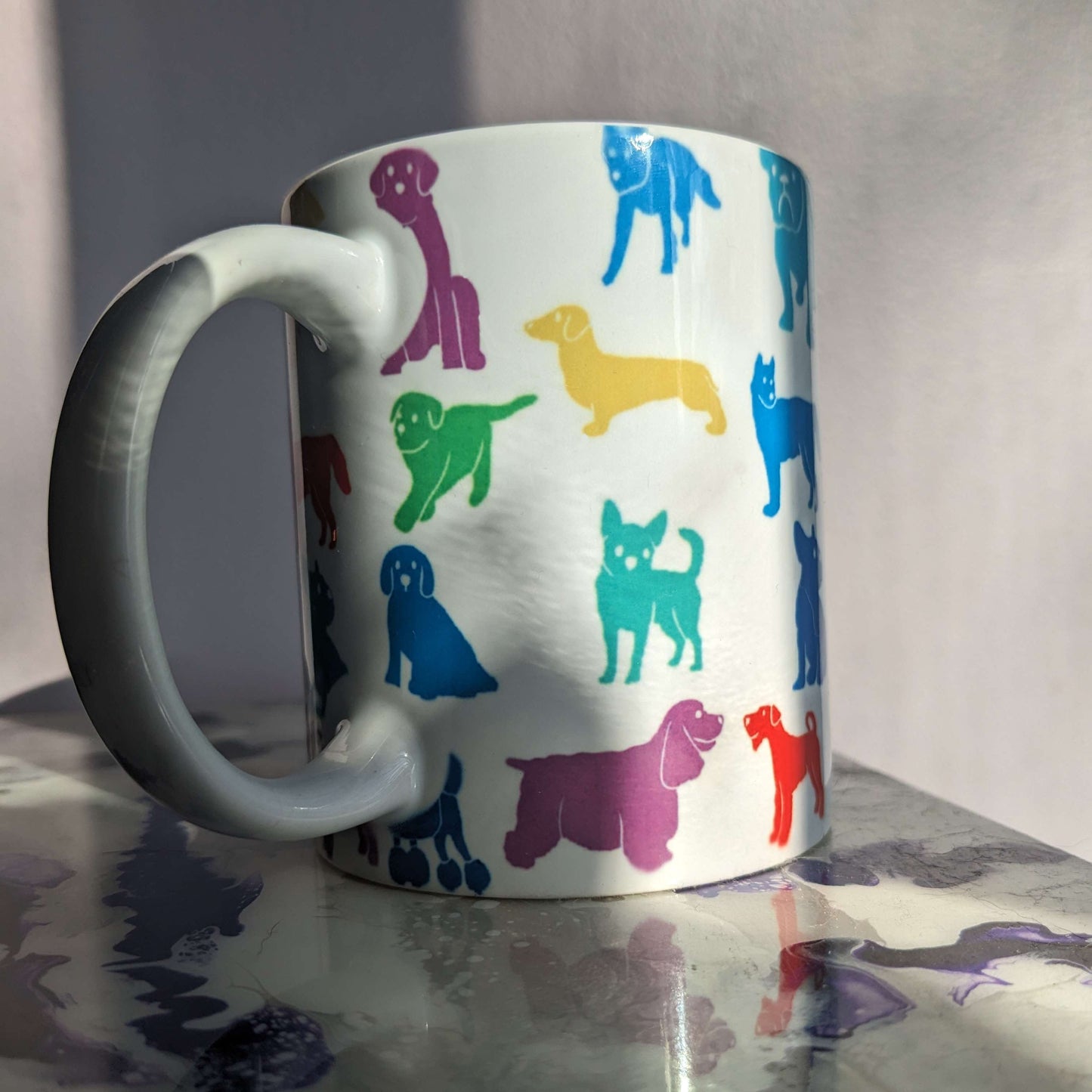 Colorful Dog Breeds Mug