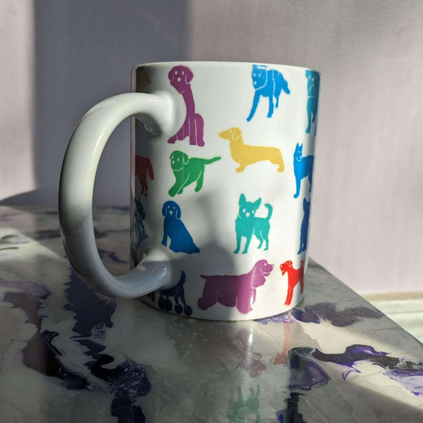 Colorful Dog Breeds Mug