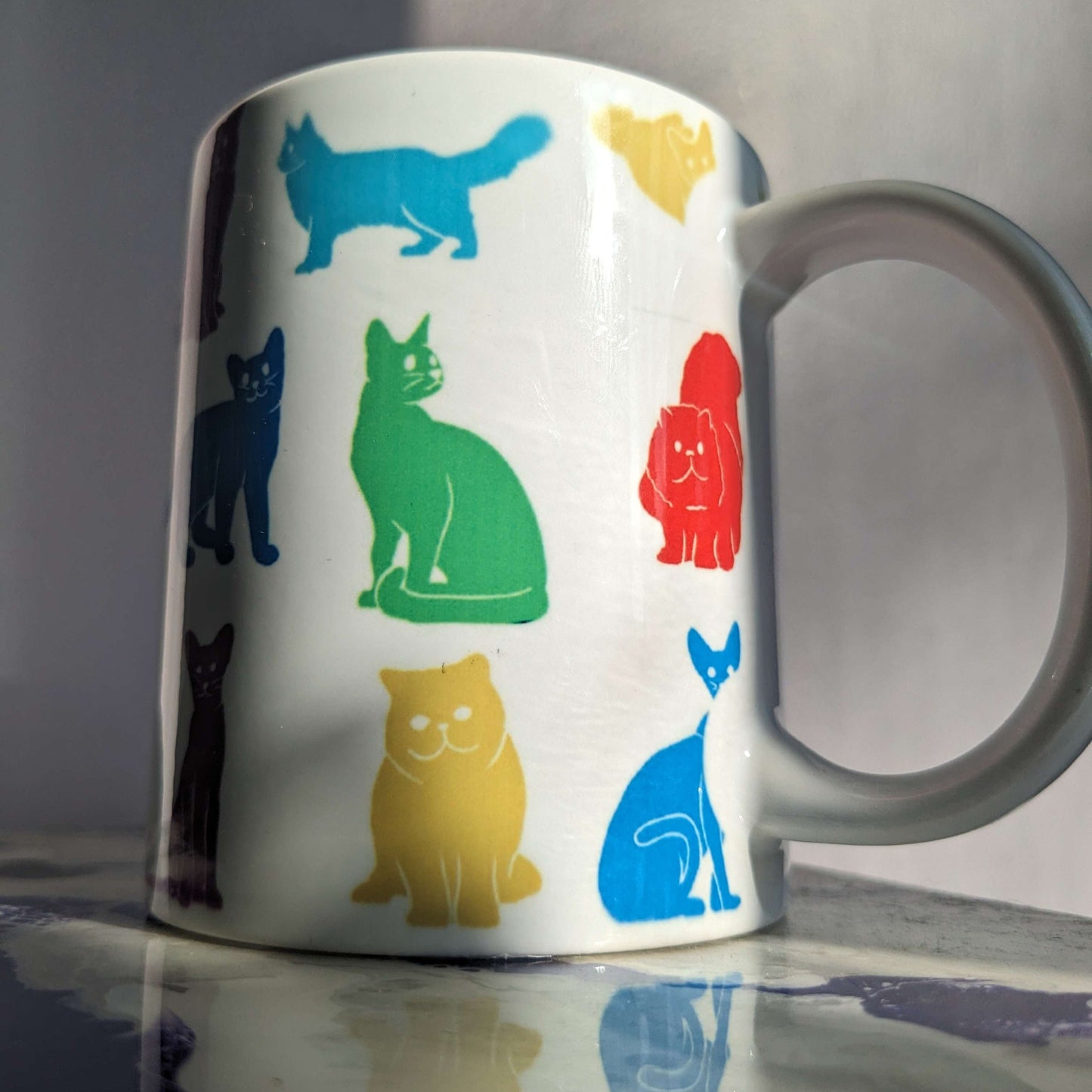 Colorful Cat Breeds Mug