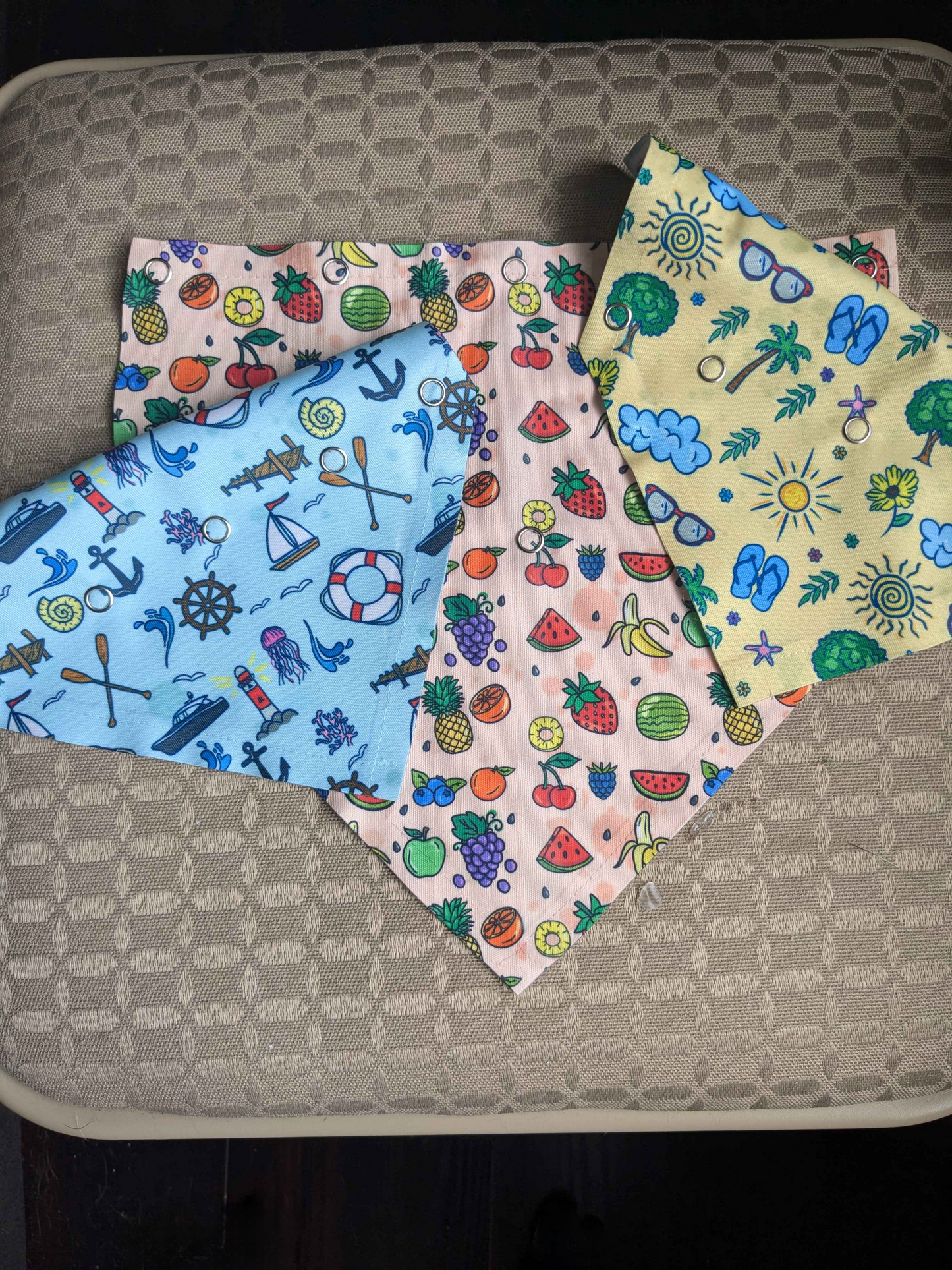 Dog Bandana with snaps